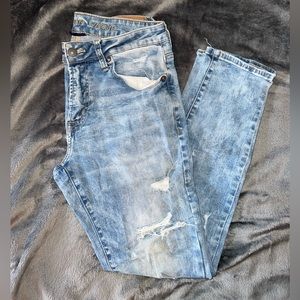 American Eagle Next Level Flex distressed stone-wash Skinny Jean. Size 31x30
